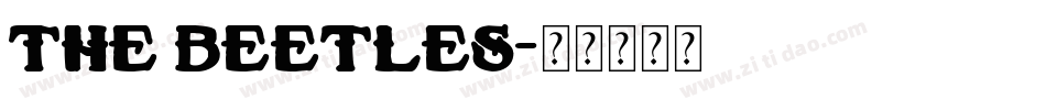 The Beetles字体转换